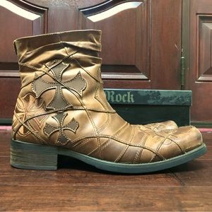 MARK NASON Lounge Lyrics Leather Boots - Size 10.5